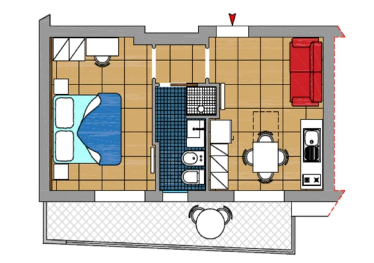 מלון דירות רימיני Residence Marzia